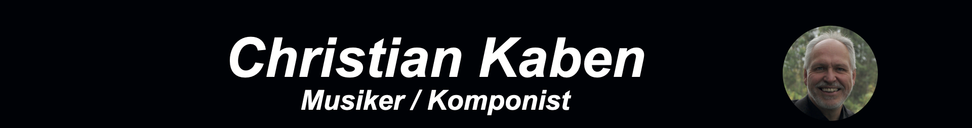 Kopfzeile von Christian Kaben